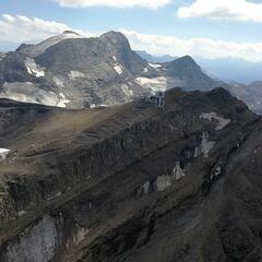 Verortung via Georeferenzierung der Kamera: Aufgenommen in der Nähe von Saanen, Schweiz in 3100 Meter